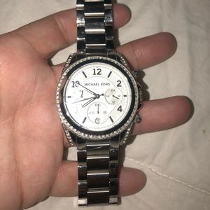 Michael Kors Silver Runway Watch